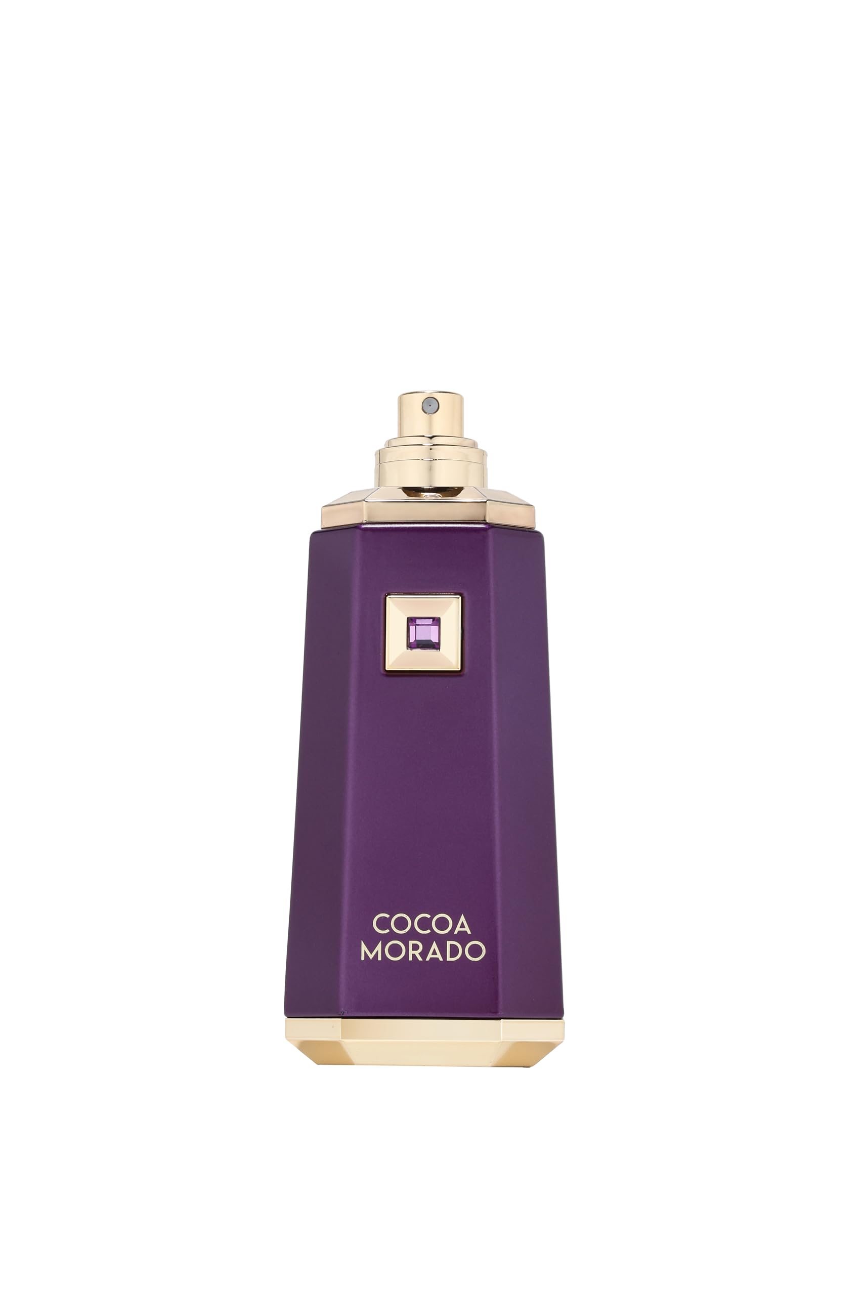 Fragrance World Cocoa Morado middle notes visual reveals caramel-oud richness.