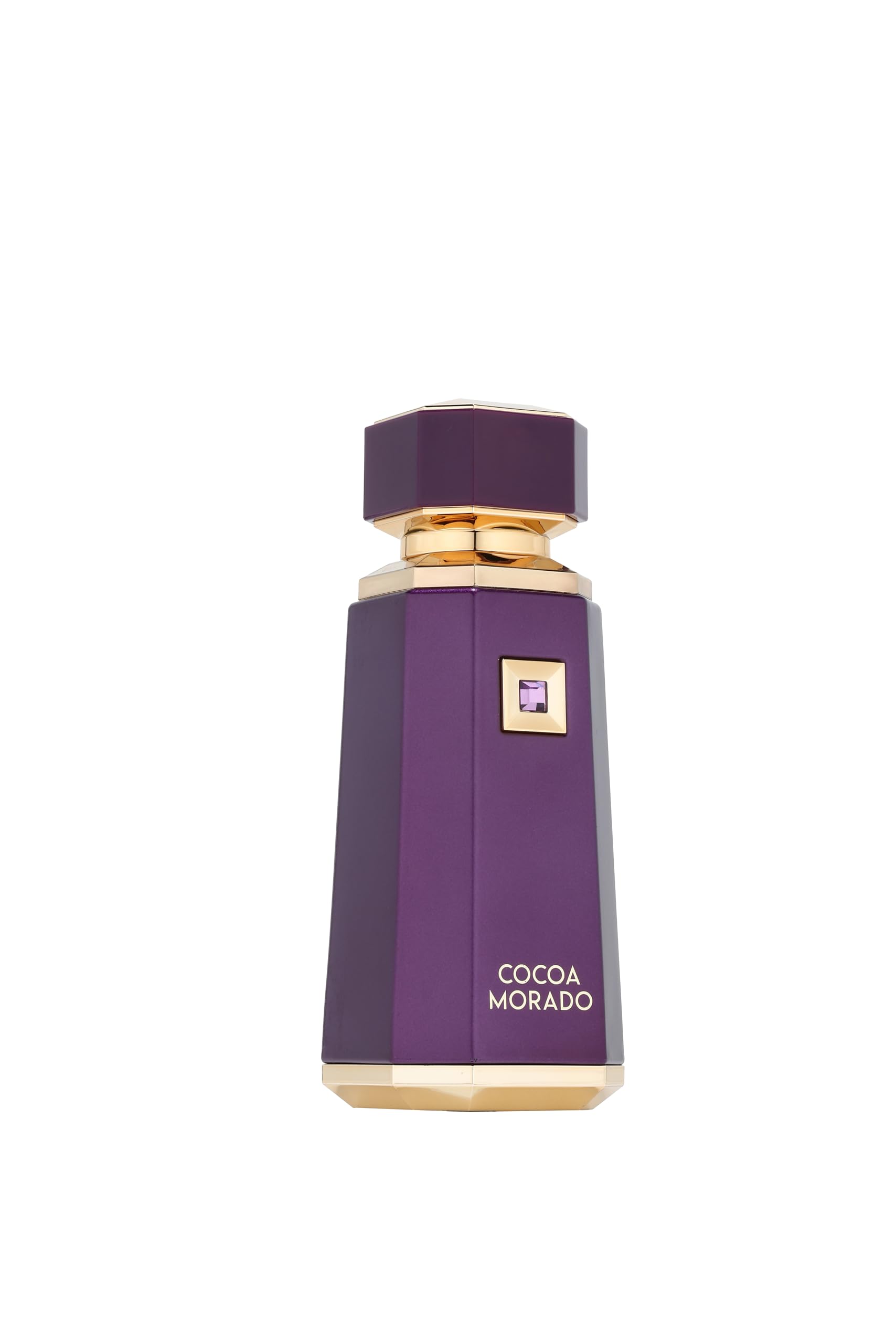 Fragrance World Cocoa Morado packaging emphasizes premium unboxing experience.