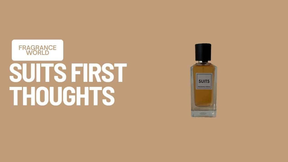 Fragrance World Suits spray mist capturing quick refresh for professional or casual settings