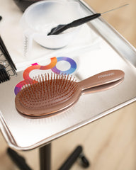 FRAMAR detangler on wet hair delivers painless detangling