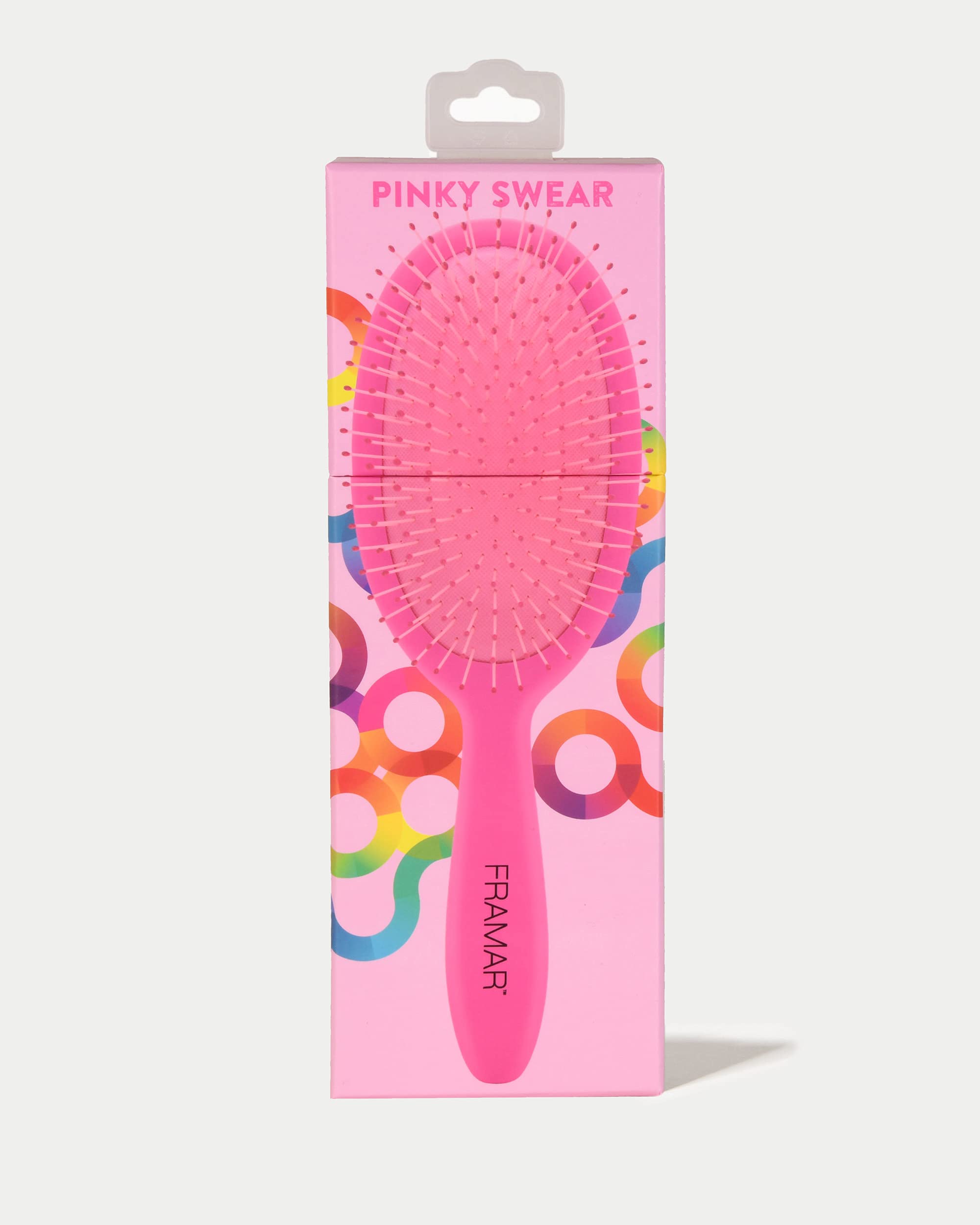 FRAMAR detangling brush wet-dry-use demonstrates versatile performance for all hair types.