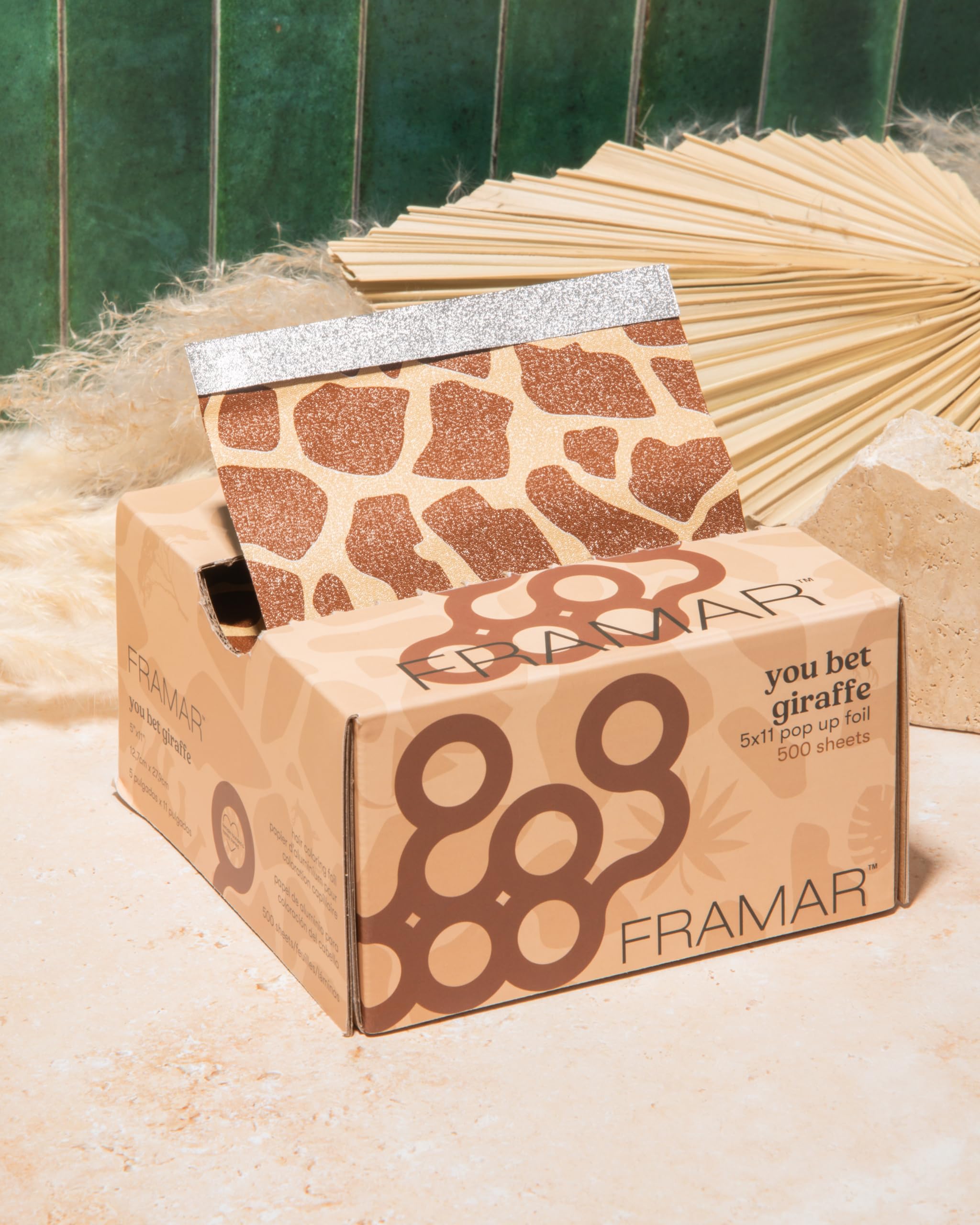 Framar embossed hair foil delivers durable, tear-free performance