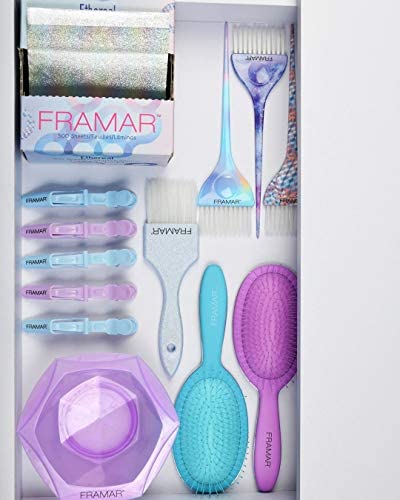 Framar folios antideslizantes mantienen el material estable durante la sesion.