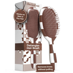 Framar hair brush detangler close-up bristles for gentle detangling and reduced breakage.