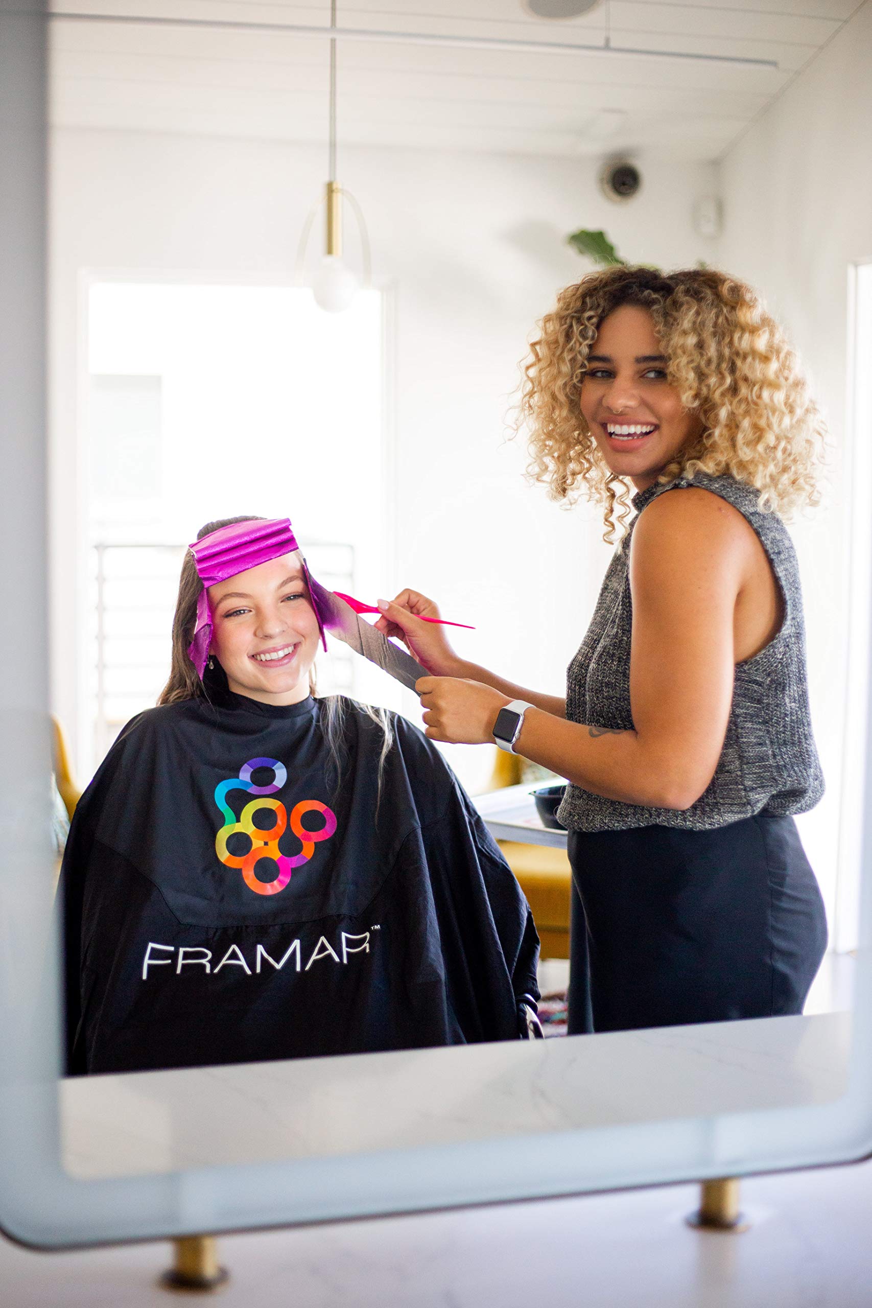 FRAMAR Magenta foil pop-out action speeds color application at the station.