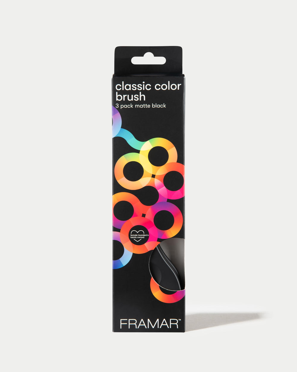FRAMAR matte-finish brush durability for reliable salon-grade tools