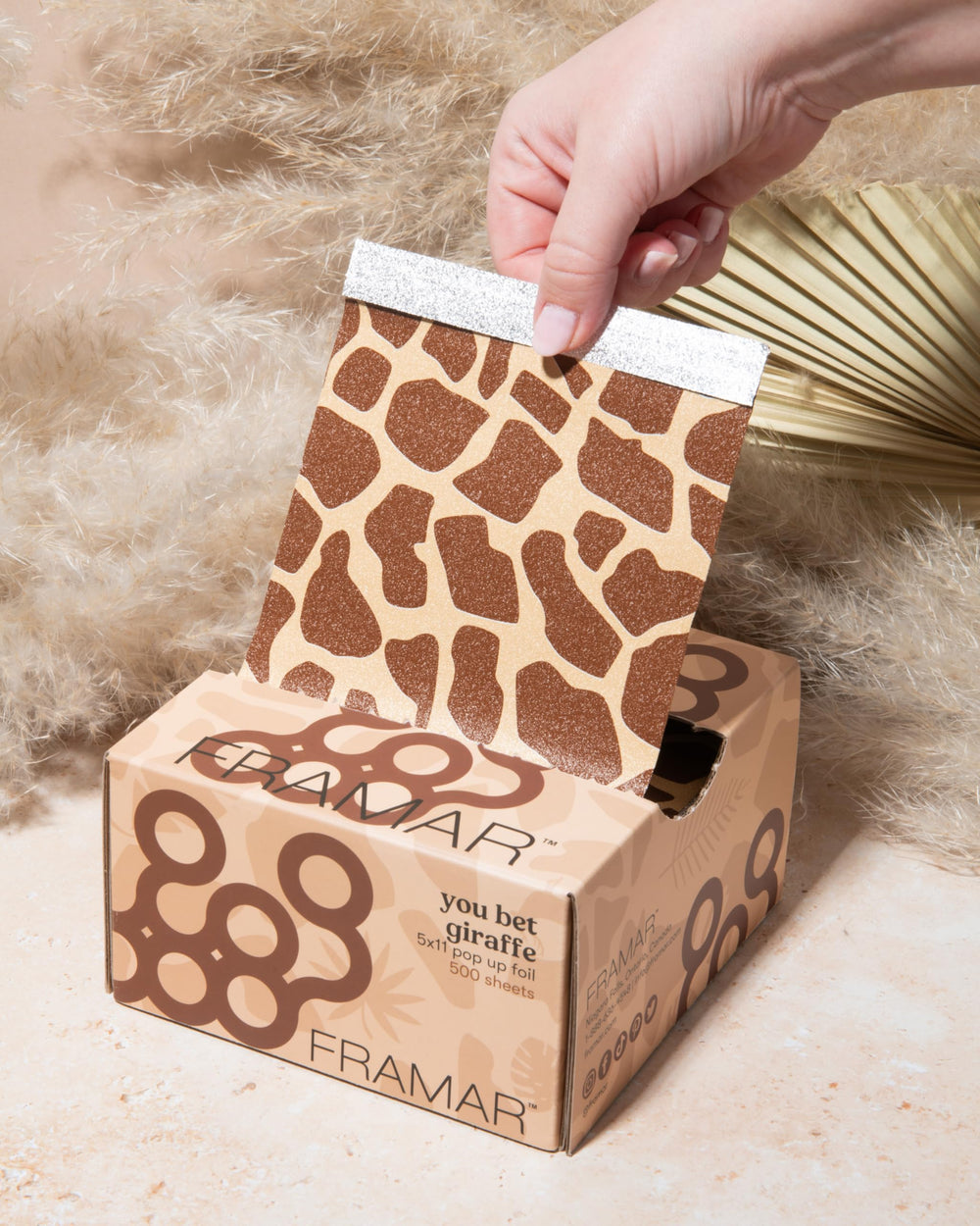 Framar pop up sheets for hair color with precise placement