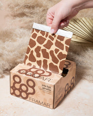 Framar pop up sheets for hair color with precise placement