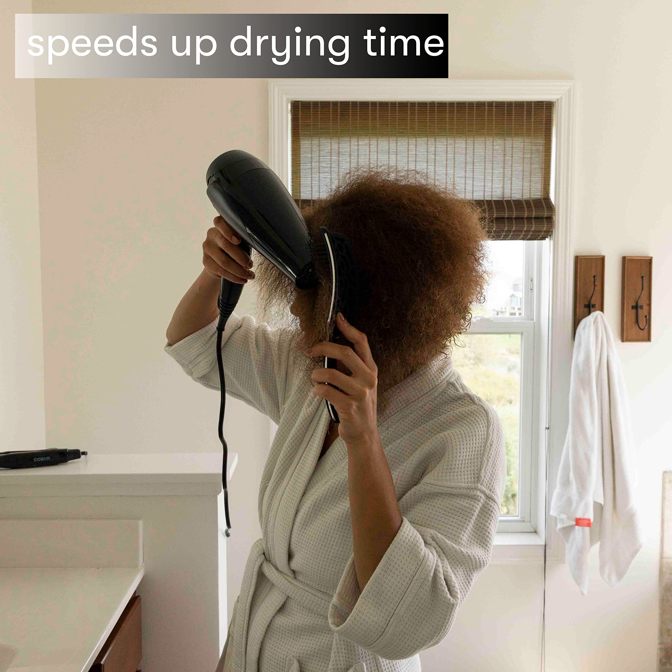FRAMAR vented hair brush smooth handle stays secure while styling and drying