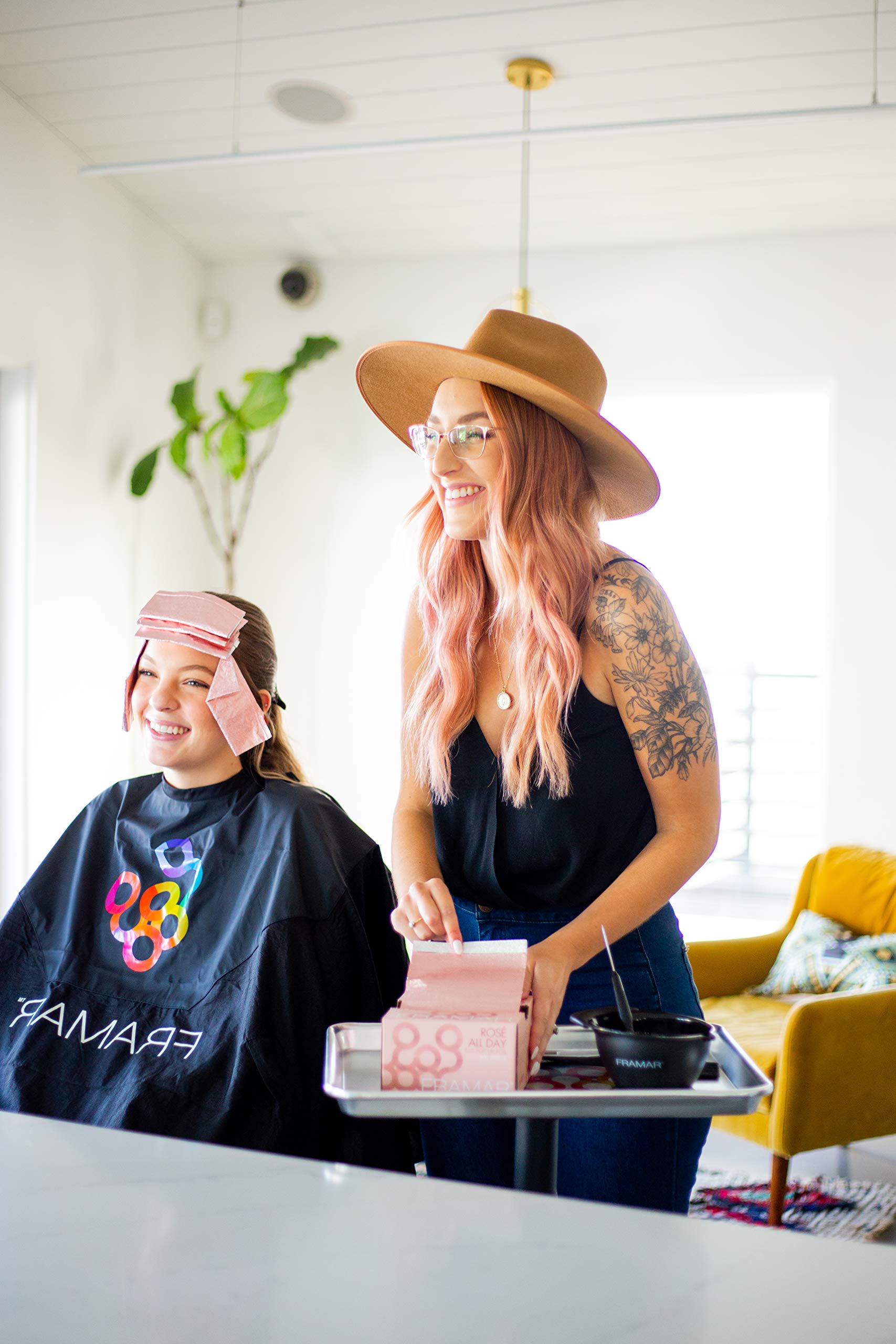 FRAMAR Rosé foils deliver reliable performance at busy color appointments.