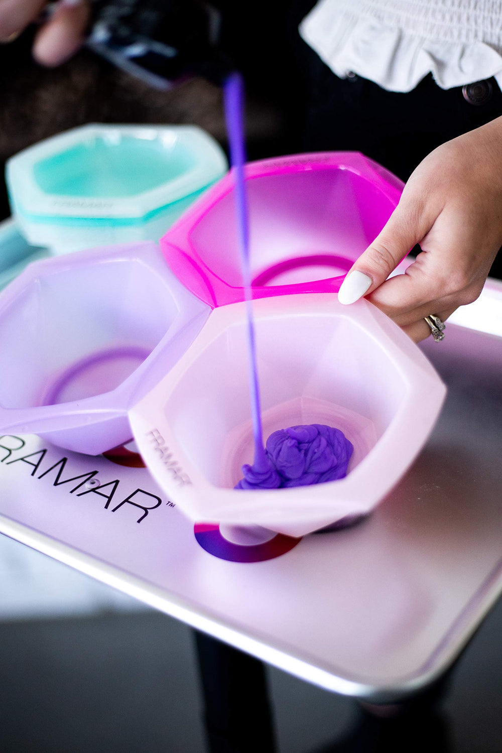 FRAMAR seven-pack offers a complete palette for diverse hair color needs.