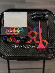 FRAMAR silver foil with no-slip grip reduces foil slips during color work