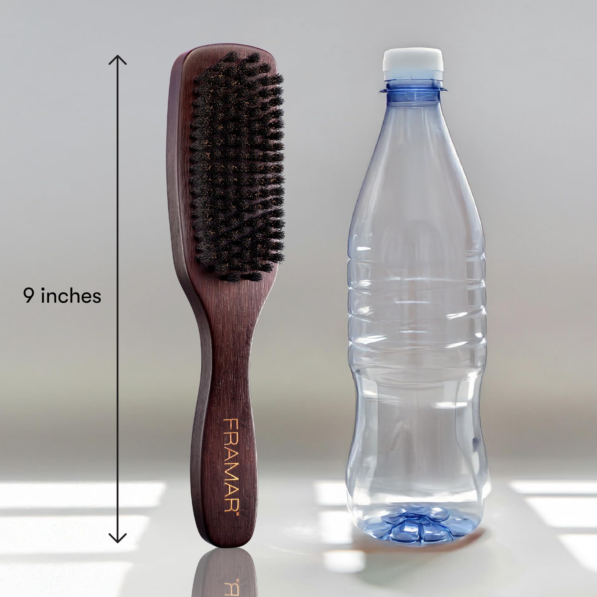 FRAMAR Slick Back Brush scalp-stimulation highlights vitality