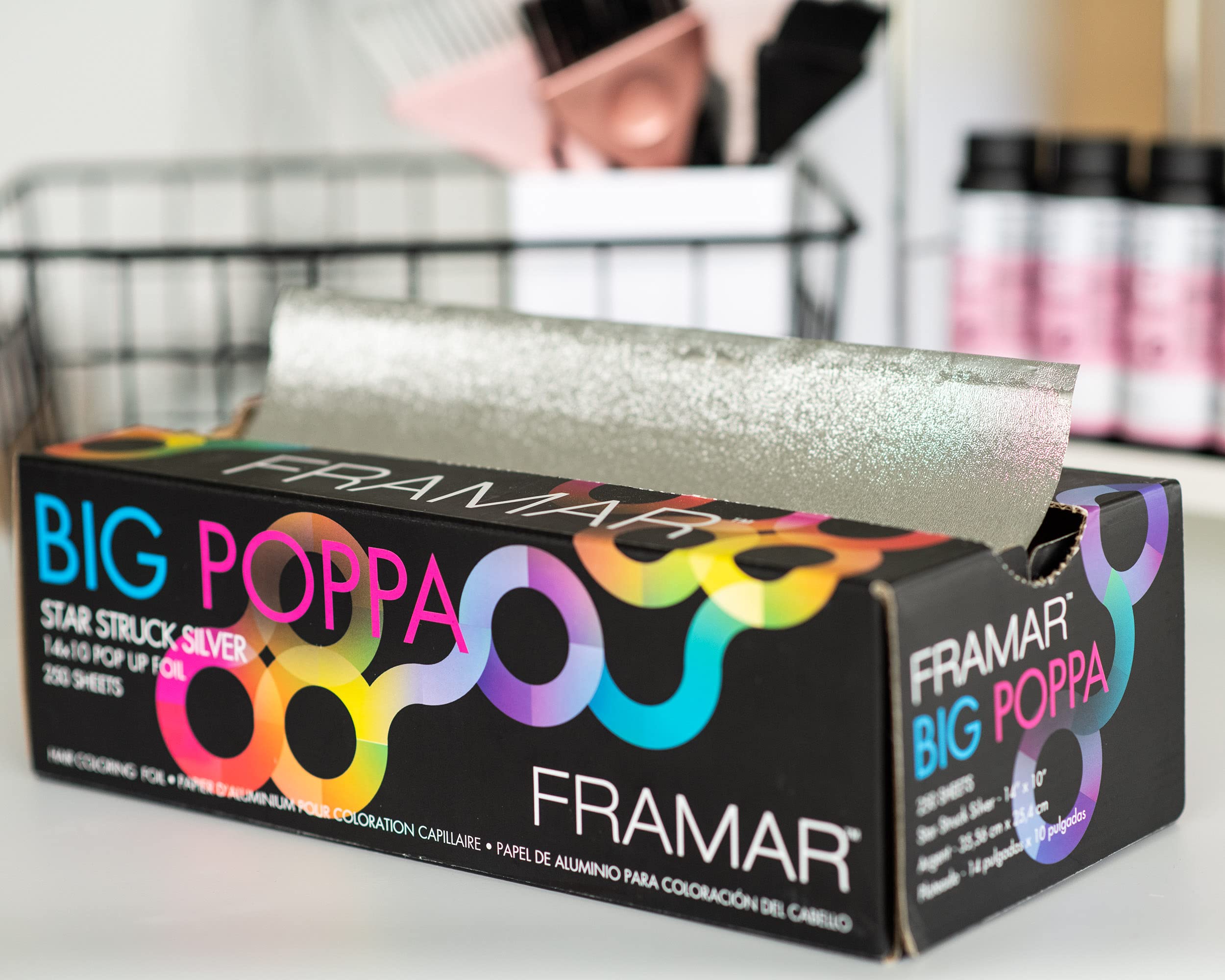 Framar Star Struck silver color foils provide a premium professional look.