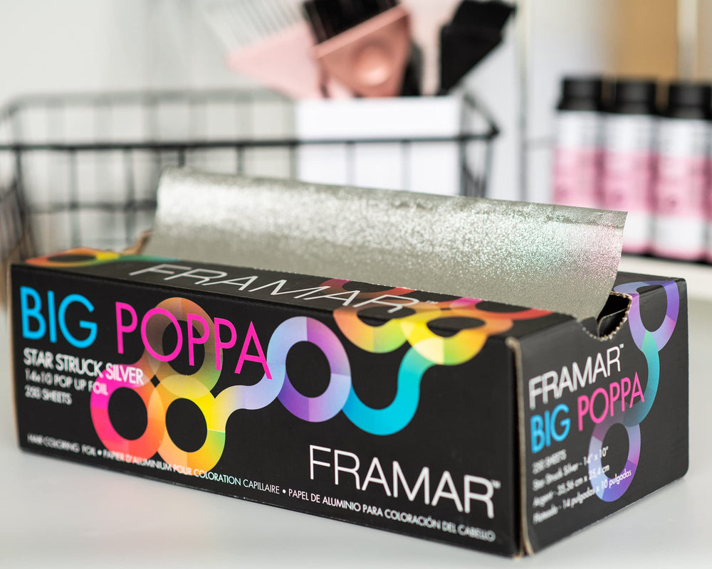 Framar Star Struck silver color foils provide a premium professional look.