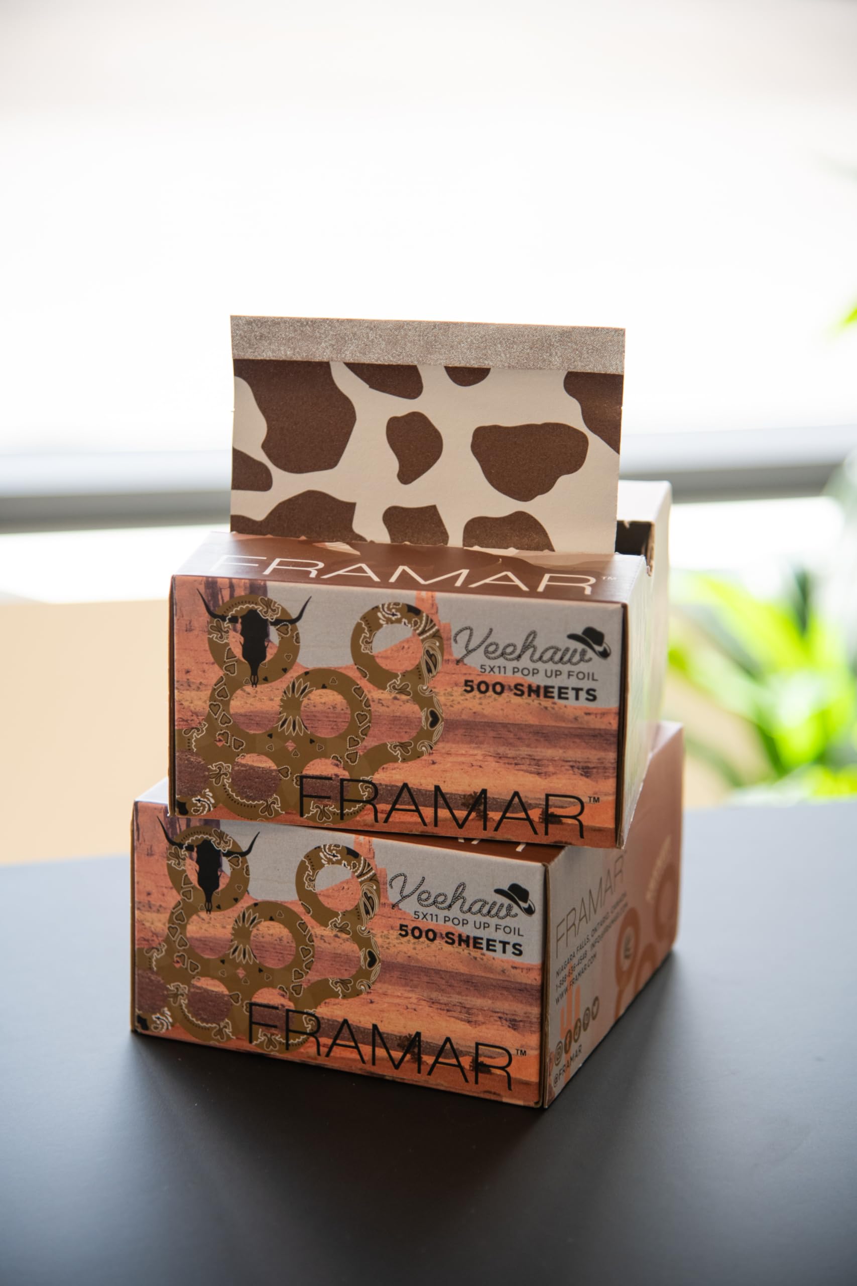 FRAMAR Yeehaw embossed sheets are durable and tear-resistant.