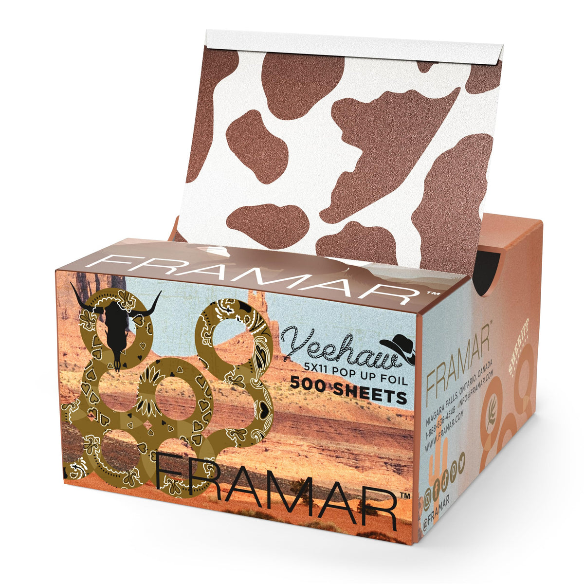 FRAMAR Yeehaw pop-up foil dispense speeds highlighting sessions.