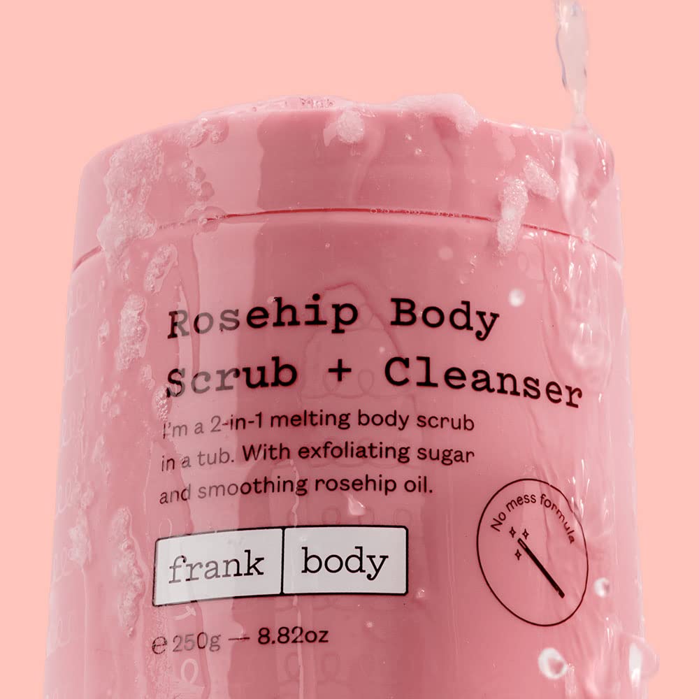 Frank Body Goji Berry Extract visible with a radiant glow