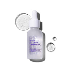 FRANKLY Closer Serum bottle glow suggesting a radiant, hydrated skin possibility