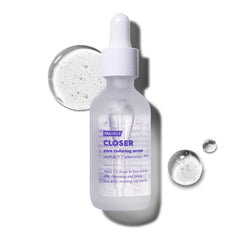 FRANKLY Closer Serum Jumbo bottle front promotes easy daily hydration and glow.