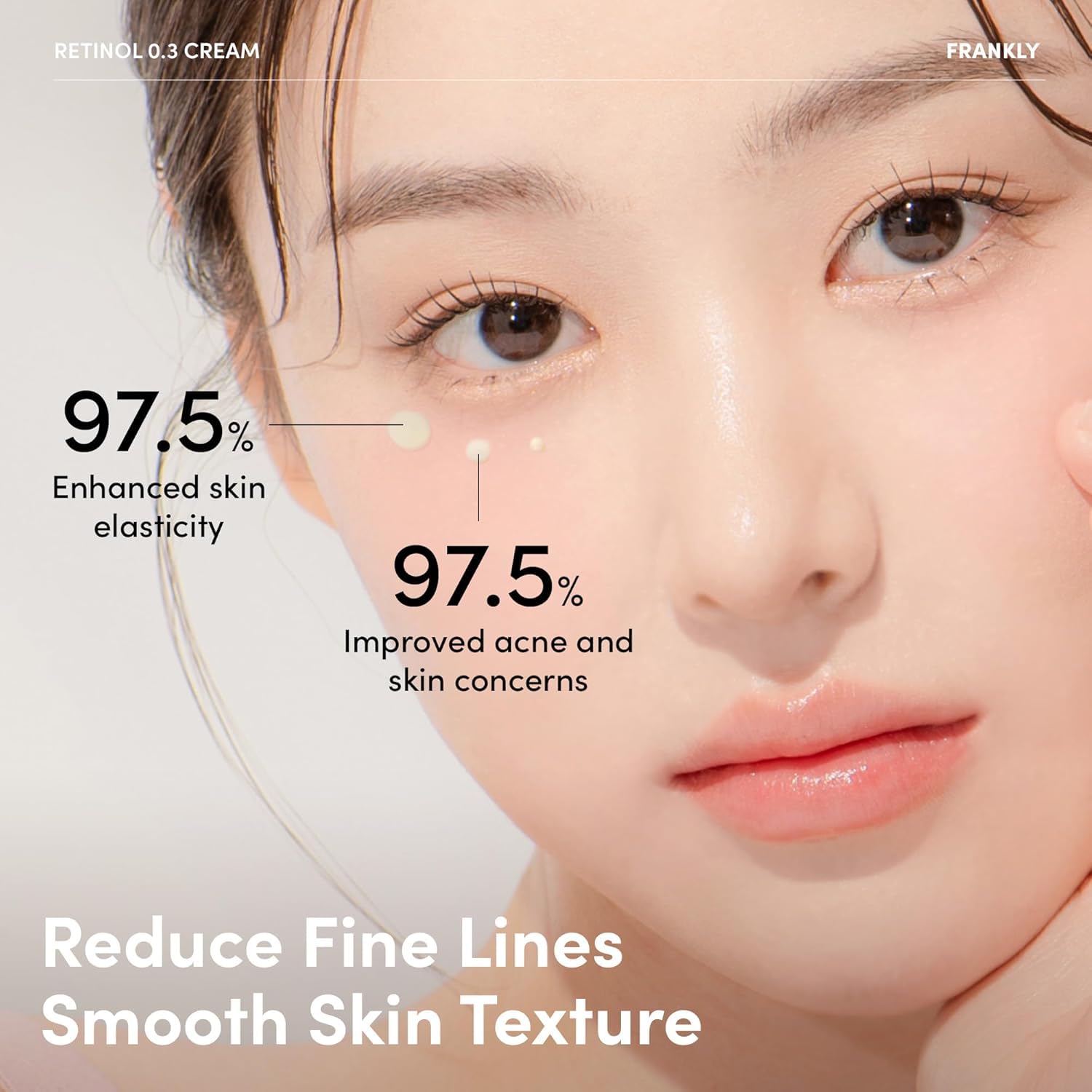 FRANKLY night routine setup suggests step-by-step care.