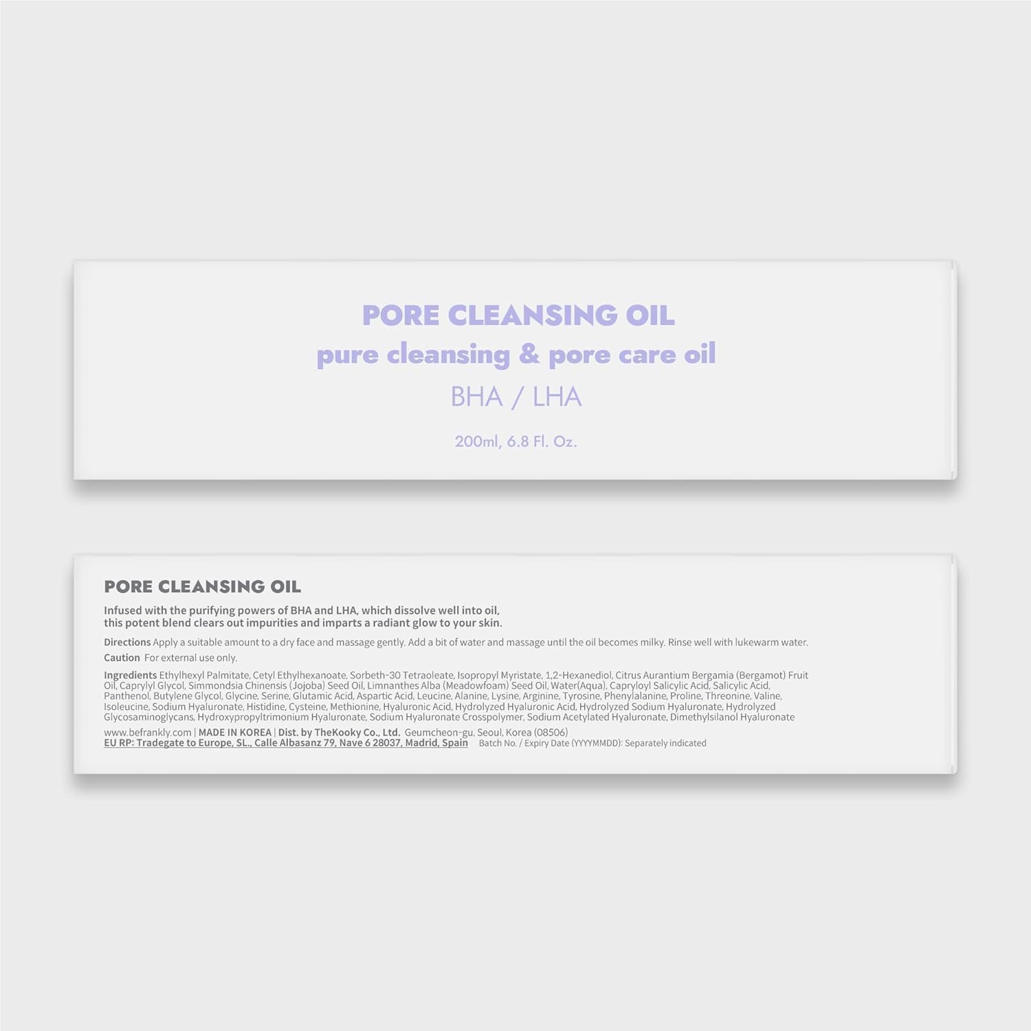 FRANKLY Pore Cleansing Oil application on face demonstrates all-skin-types friendly routine integration