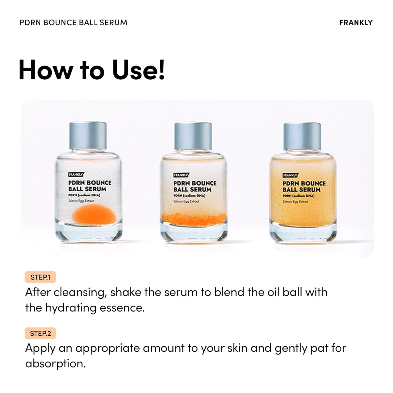 FRANKLY redness-recovery skin imagery indicates calmer, more even tone.