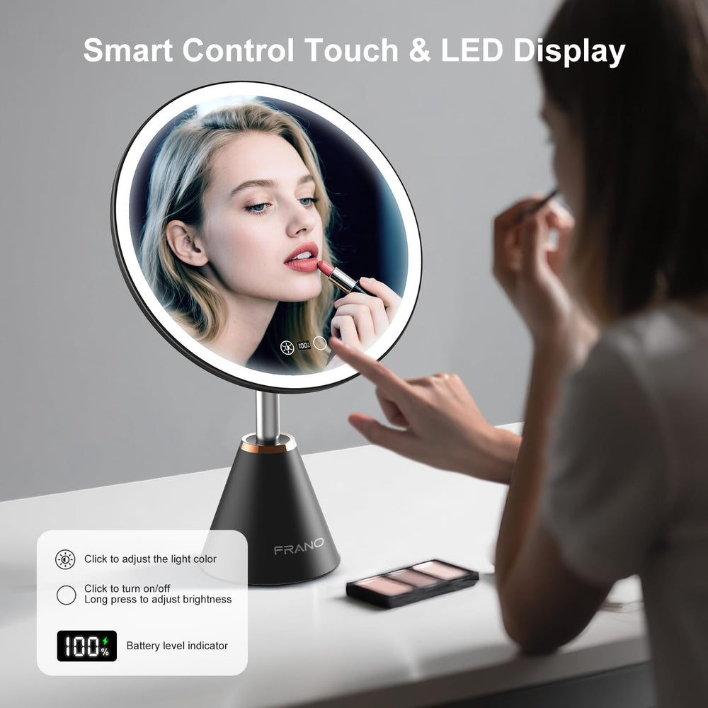FRANO 5000mAh battery enables cordless use and on-the-go touch-ups.