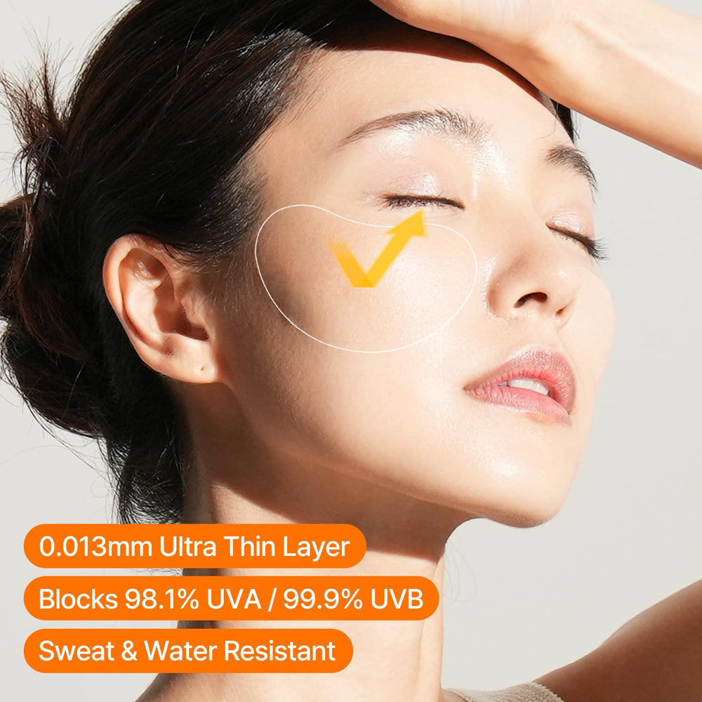 FRANZ sun patch peptide-detail highlighting peptide-infused skin rejuvenation features