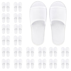 Frcctre disposable slippers open toe cotton bulk pack for guest comfort