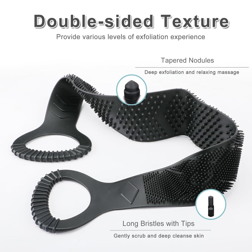 FREATECH dual-textured surface offers varied scrubbing for comfort
