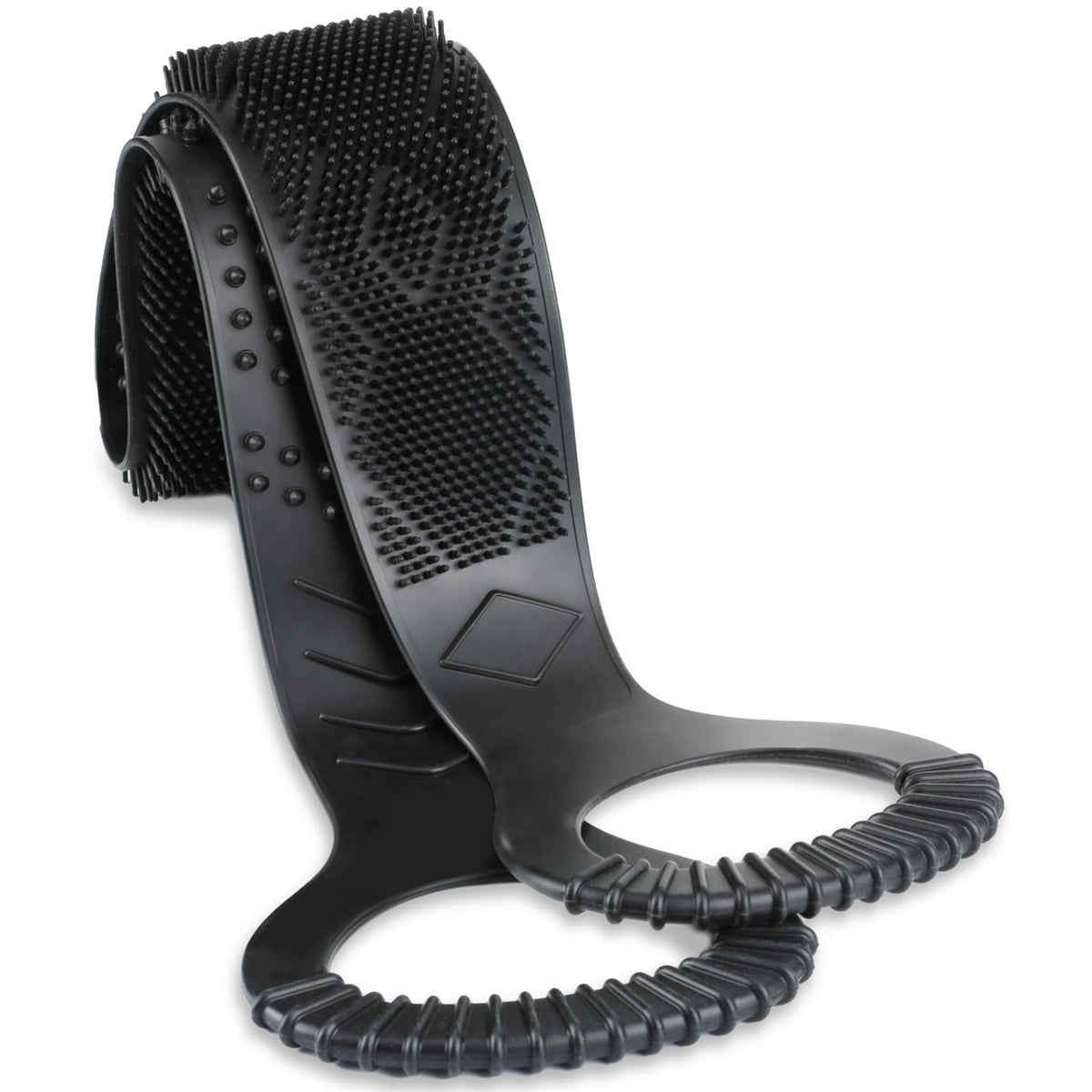 FREATECH silicone back scrubber with 36-inch strap reaches every area for full back care