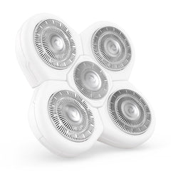 Freebird Bodysmooth rotary refill with five contouring heads for precise curve shaving.