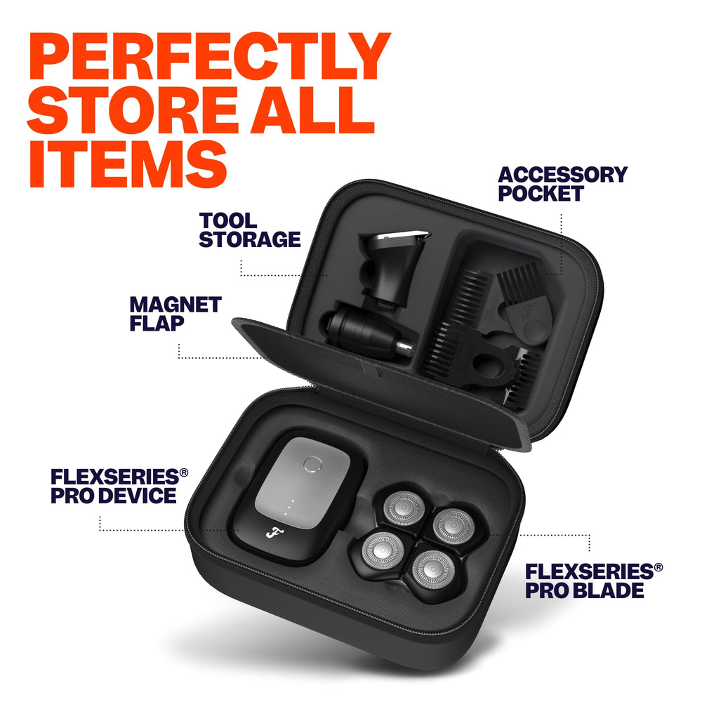 Freebird FlexSeries Pro Travel Case compact design fits luggage and gym bags for easy portability.