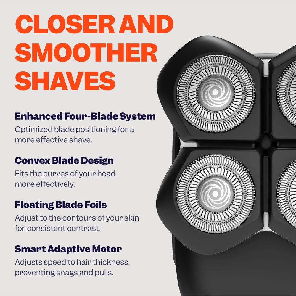Freebird FlexSeries Pro wet-dry shaving in action demonstrates versatility