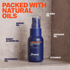 Freebird head shaving experience showing scalp protection and comfort.
