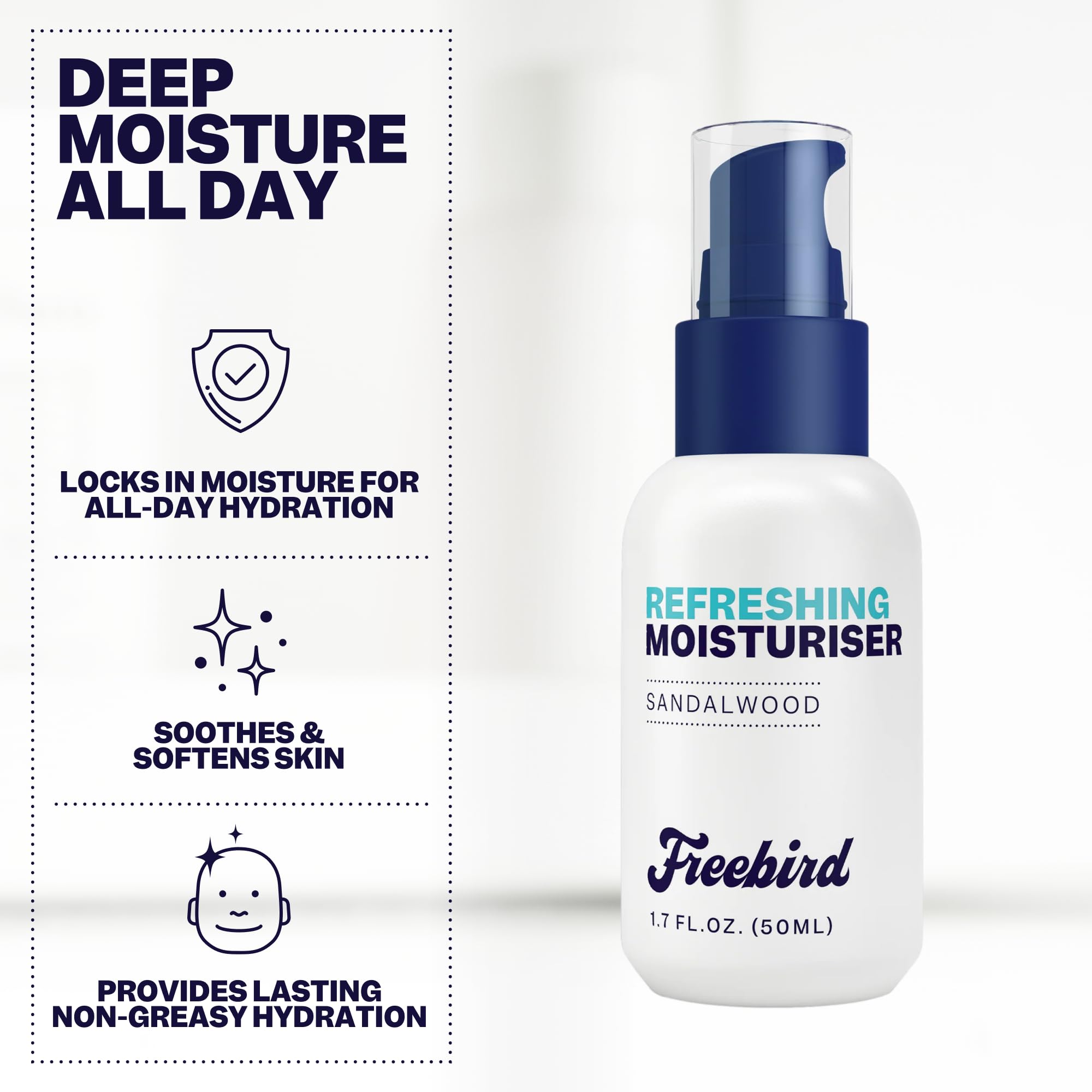 Freebird scalp moisturizer travel-friendly bottle with secure lid for trips