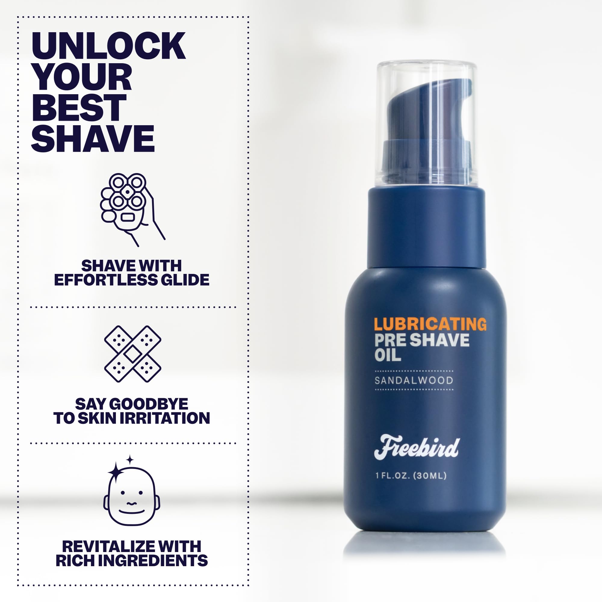 Freebird travel size packaging for on-the-go grooming.