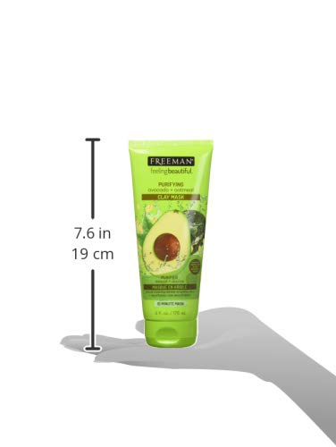 Freeman avocado oatmeal mask on bathroom shelf suggests daily skincare ritual.