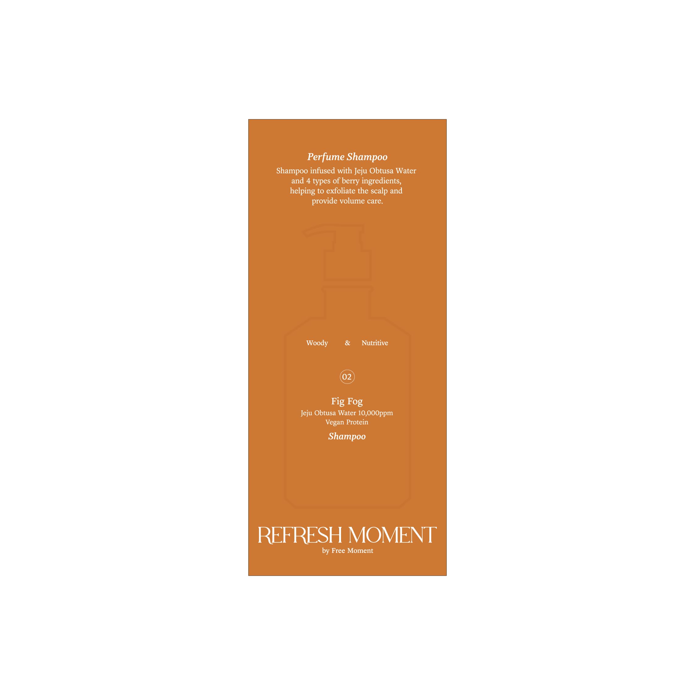 FREEMOMENT fig fog fragrance swirl emphasizes fruity-wood scent for uplifting daily ritual.