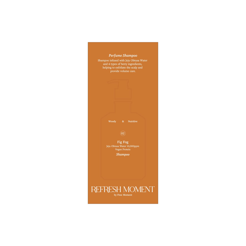 FREEMOMENT fig fog fragrance swirl emphasizes fruity-wood scent for uplifting daily ritual.