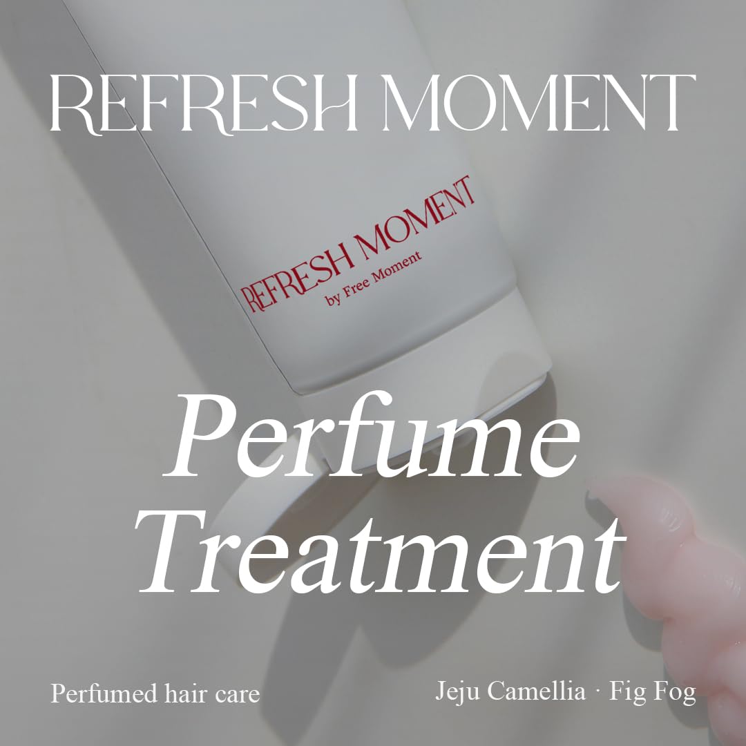 FREEMOMENT Refresh Moment perfume on mid-lengths for fragrance application.
