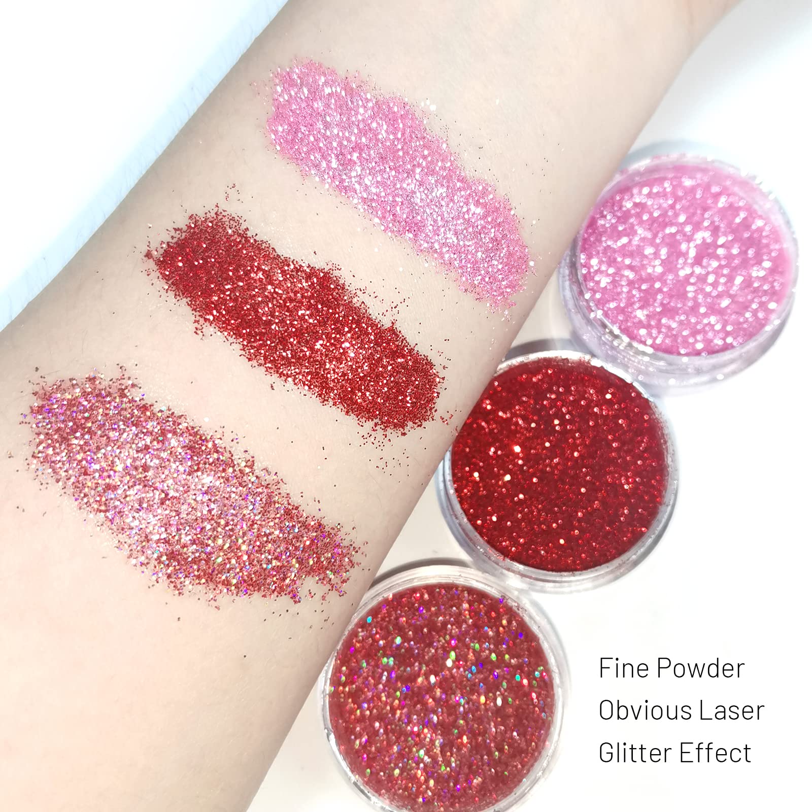 FREEORR lip glitter powder in diamond finish adds radiant shimmer.