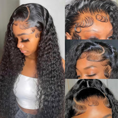 Freeternit virgin human hair deep-wave 30-inch length shine and fullness