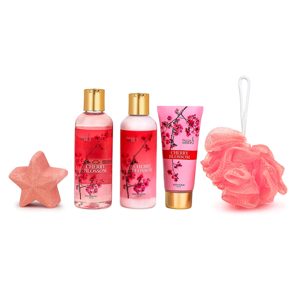 Freida and Joe Cherry Blossom Body Lotion tube delivers lasting hydration.