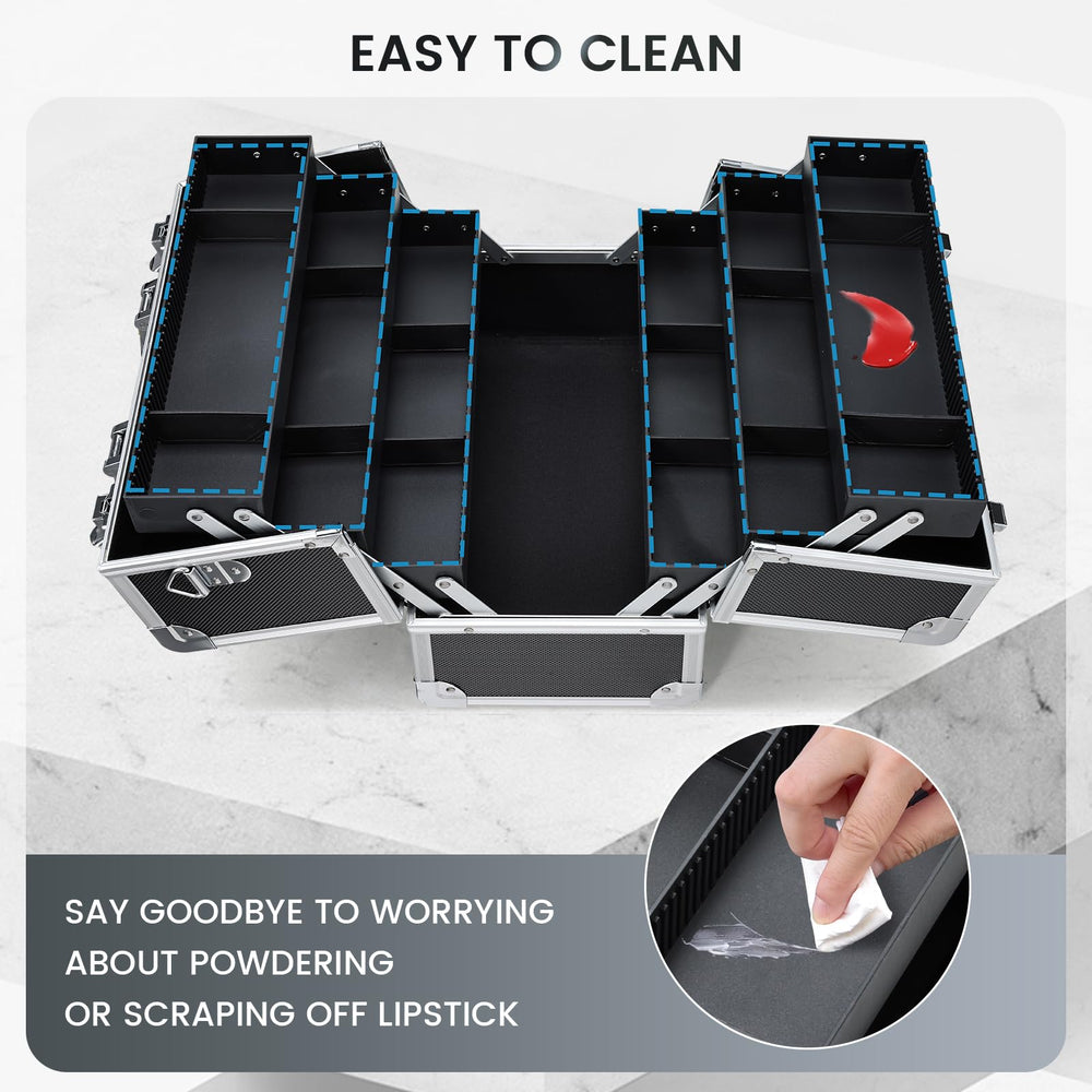 FRENESSA durable ABS aluminum construction protects contents against impact.