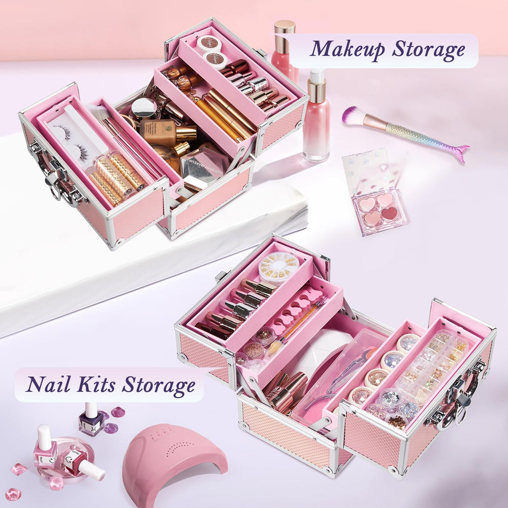 Frenessa Easy-to-Clean Trays simplify maintenance after makeup sessions.