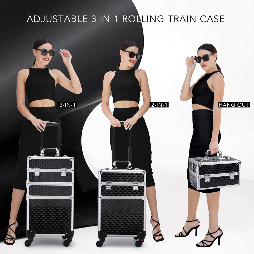FRENESSA large-capacity middle tray holds varied cosmetics securely.