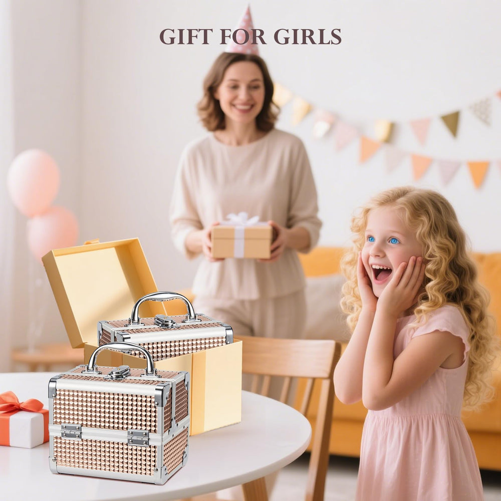 FRENESSA makeup case easy-clean surface simplifies maintenance