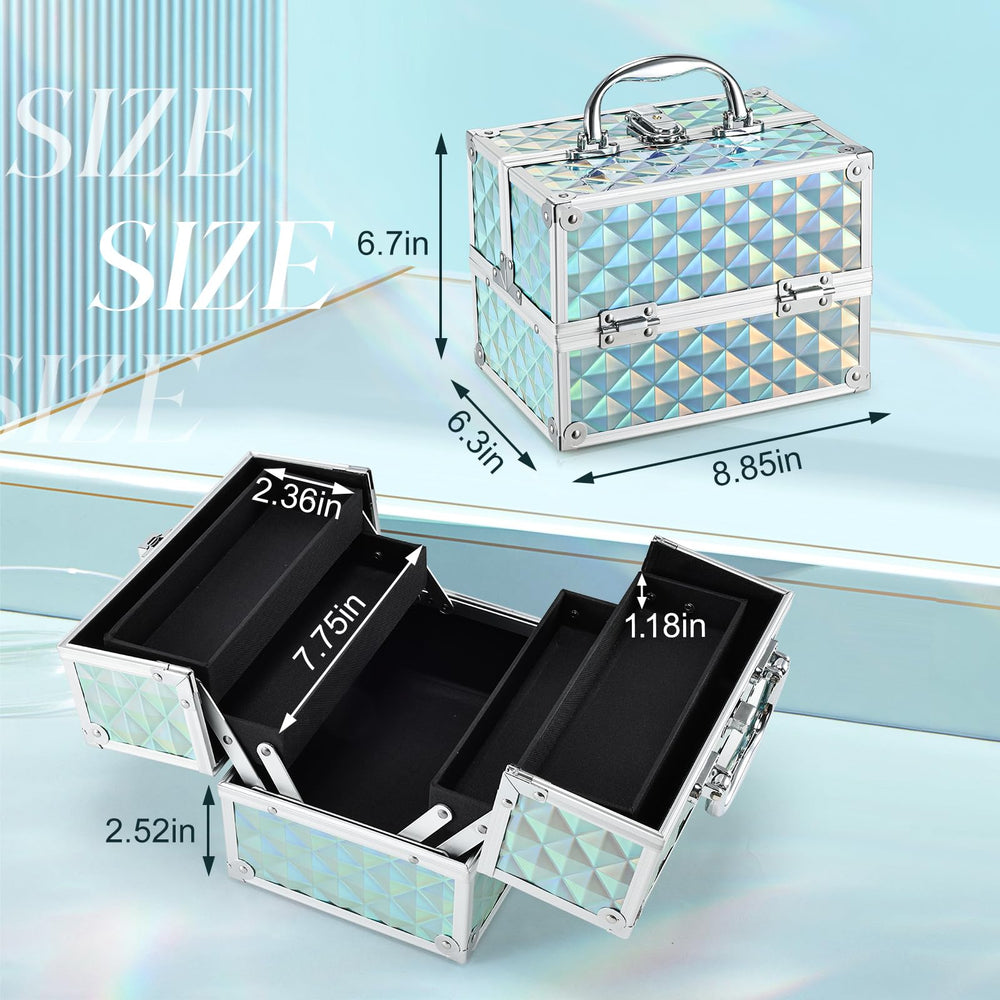 Frenessa Renessa bottom compartment organized for travel-sized tools and essentials.